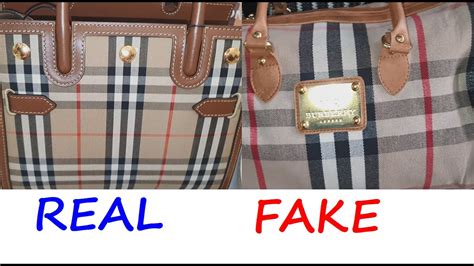 burberrys label real vs fake|how to authenticate Burberry bag.